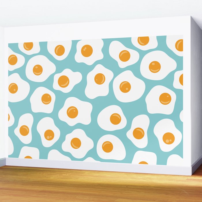Fried Eggs Wall Mural Gallery Image 2