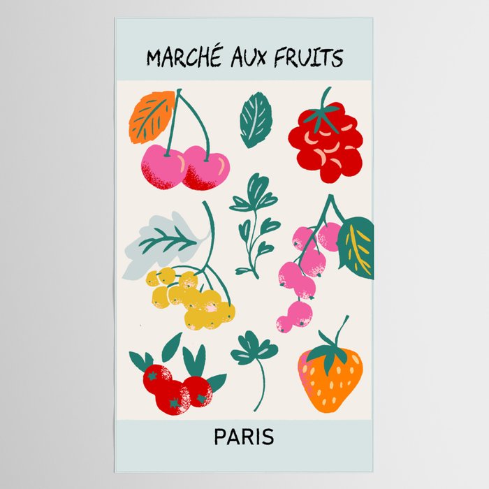 Fruit Market Paris Tablecloth Gallery Image 2