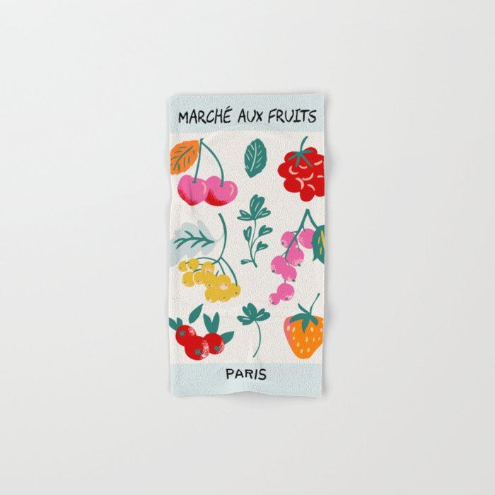 Fruit Market Paris Bath Towel Gallery Image 1