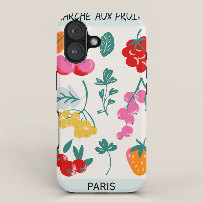 Fruit Market Paris iPhone Case Gallery Image 1