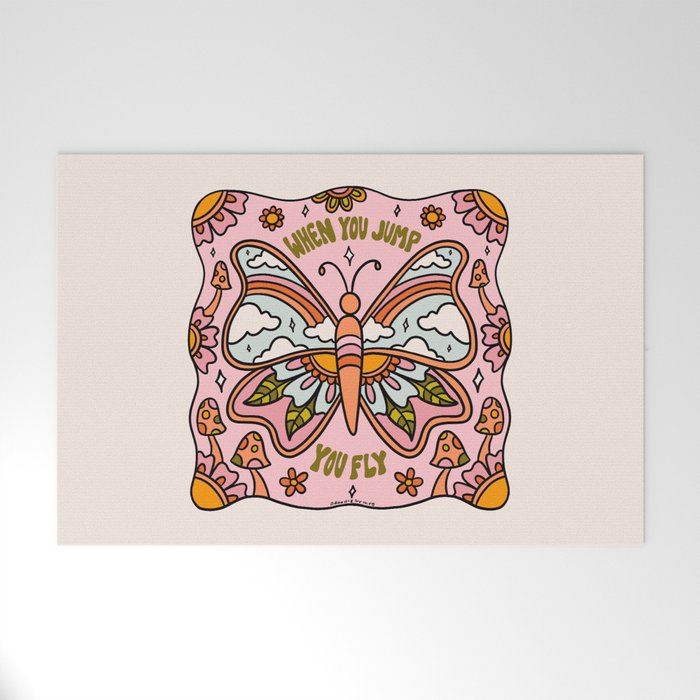 When You Jump You Fly Welcome Mat Gallery Image 1