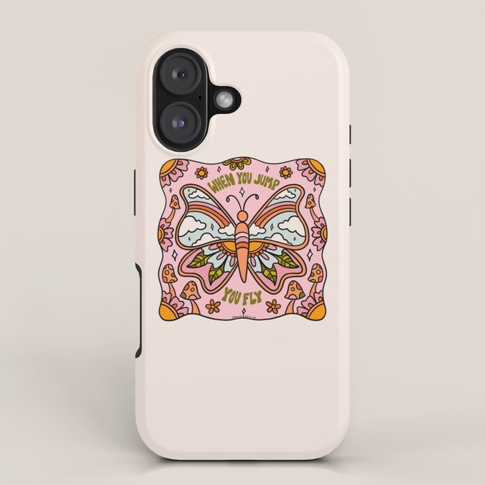 When You Jump You Fly iPhone Case Gallery Image 1