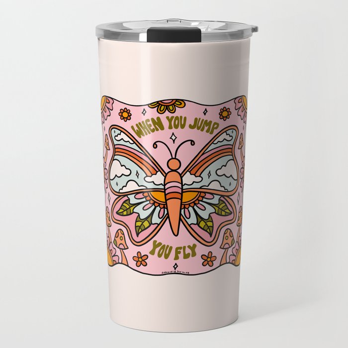 When You Jump You Fly Travel Mug Gallery Image 1