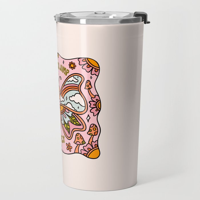 When You Jump You Fly Travel Mug Gallery Image 2