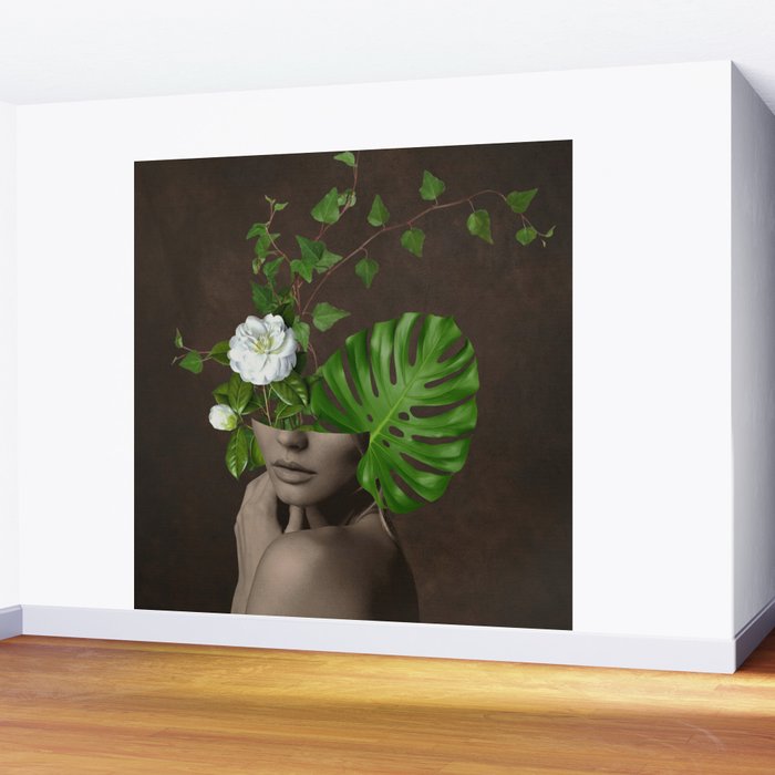 Tropical Girl 1 Wall Mural Gallery Image 2