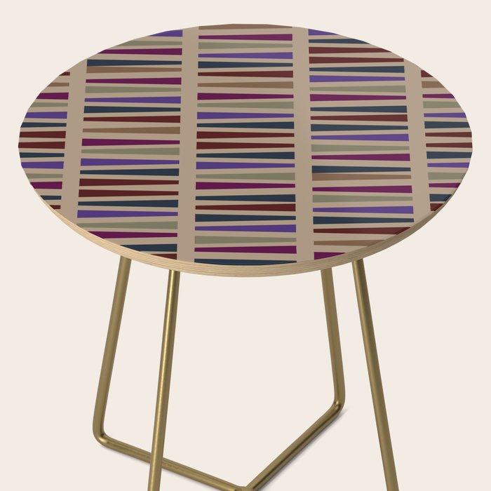 Geometric Fall Hues Side Table Gallery Image 2