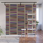 Geometric Fall Hues Wall Mural Gallery Image 1
