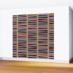 Geometric Fall Hues Wall Mural Gallery Image 2