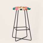 Daisy checkered - colors  Stool Gallery Image 1