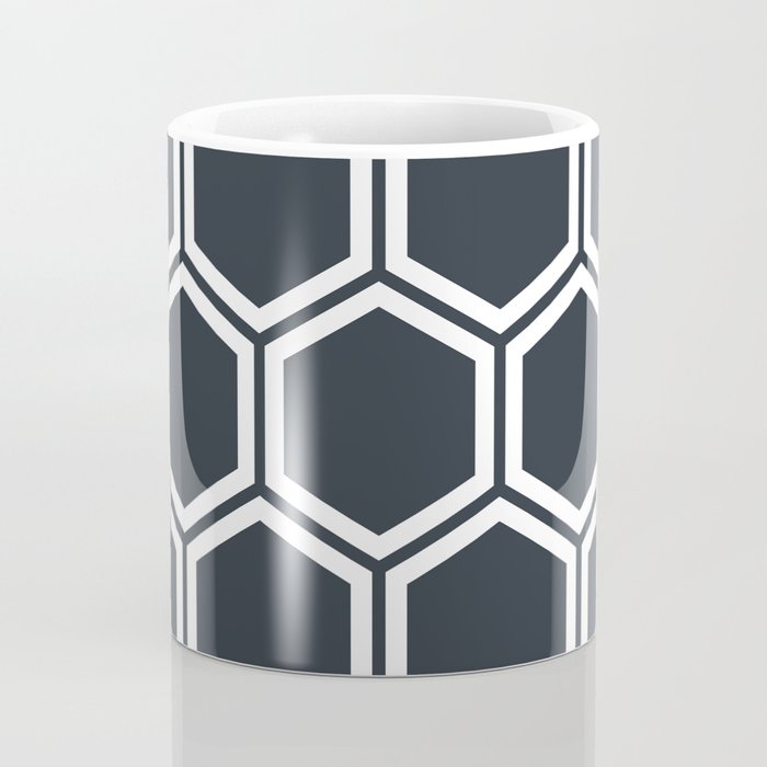 Hexagon Black Coffee Mug Gallery Image 4
