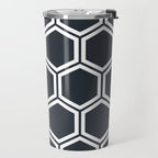 Hexagon Black Travel Mug Gallery Image 2