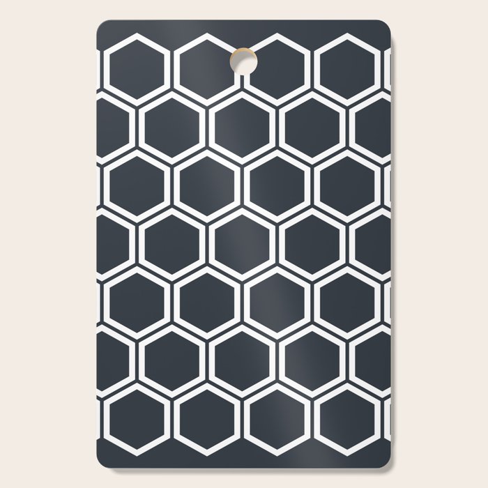 Hexagon Black Cutting Board Gallery Image 1