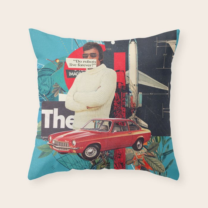 Do Robots live Forever Throw Pillow Gallery Image 6