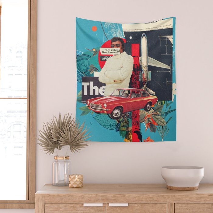 Do Robots live Forever Wall Tapestry Gallery Image 2