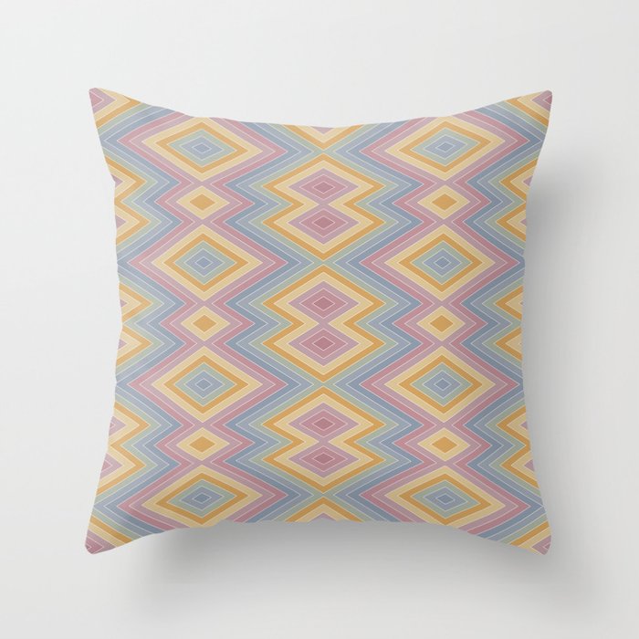 Boho Western Geometric Pattern III Throw Pillow Gallery Image 6