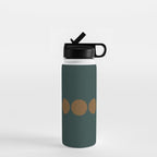 Minimal Moon Phases V Water Bottle Gallery Image 1