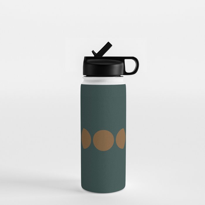 Minimal Moon Phases V Water Bottle Gallery Image 1