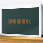 Minimal Moon Phases V Wall Mural Gallery Image 2