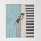 Relaxation by the Pool Throw Blanket Gallery Image 2