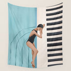 Relaxation by the Pool Wall Tapestry Gallery Image 4