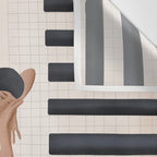 Relaxation by the Pool Wall Tapestry Gallery Image 3