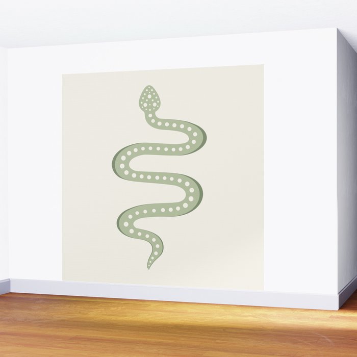 Minimal Snake XXXIV Wall Mural Gallery Image 2