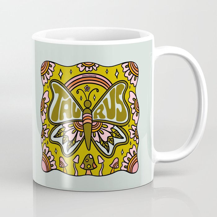 Taurus Butterfly Coffee Mug Gallery Image 1