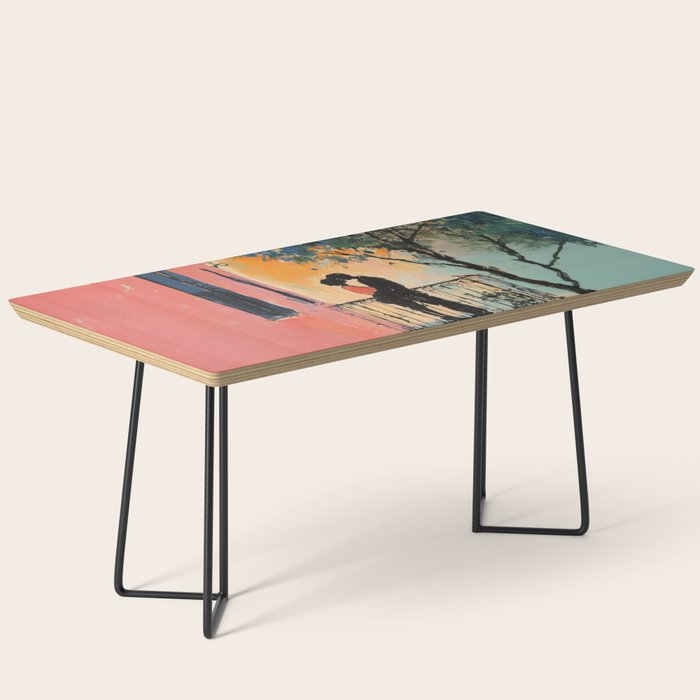 Sunset Balcony Lovers Coffee Table Gallery Image 1