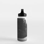 Pacific Northwest River - Black and White Nature Photography Water Bottle Gallery Image 3
