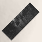Pacific Northwest River - Black and White Nature Photography Yoga Mat Gallery Image 1