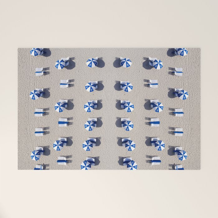 Beach Umbrellas Welcome Mat Gallery Image 1