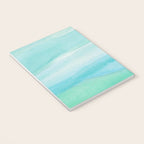 Ocean Layers - Blue Green Watercolor Notebook Gallery Image 3