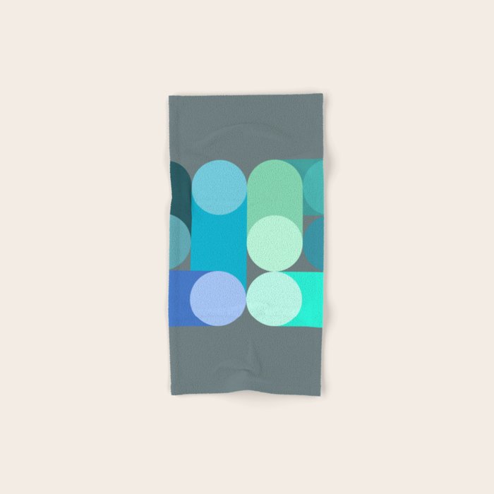 Modern Geometric 87C Bath Towel Gallery Image 1