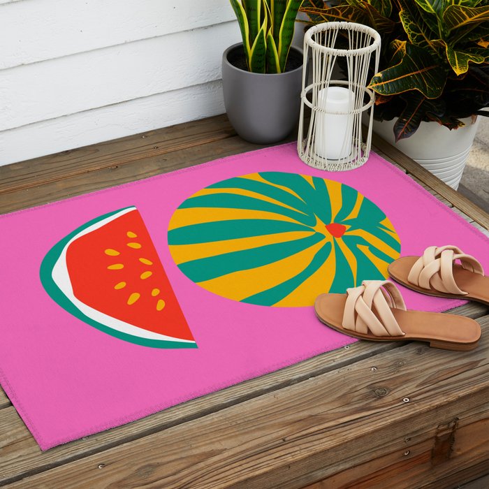 Watermelon Outdoor Rug Gallery Image 2