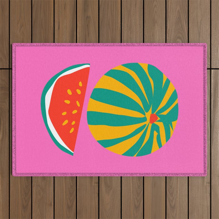 Watermelon Outdoor Rug Gallery Image 1