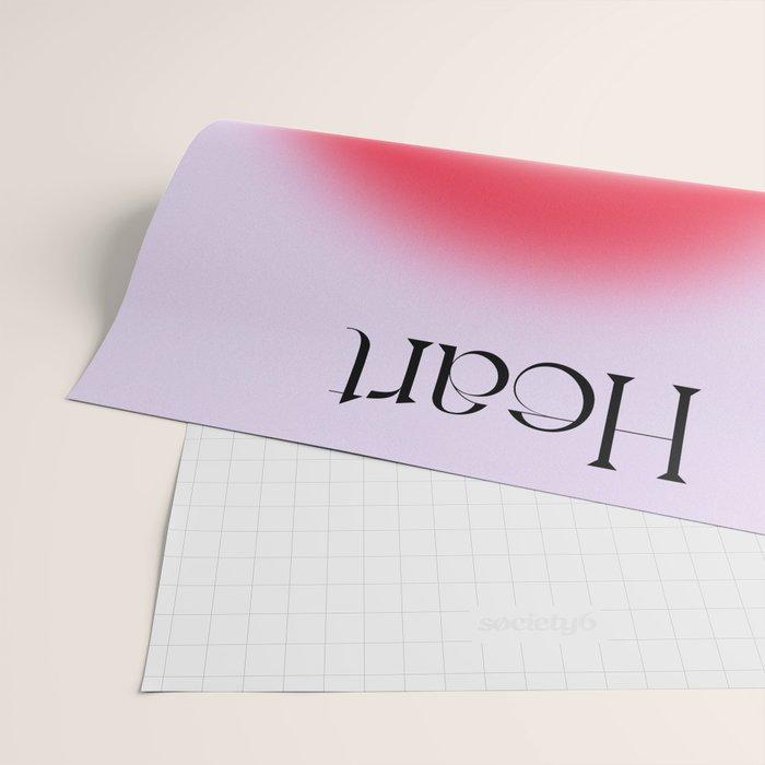 Heart: Aura Gradient 04 Wrapping Paper Gallery Image 2