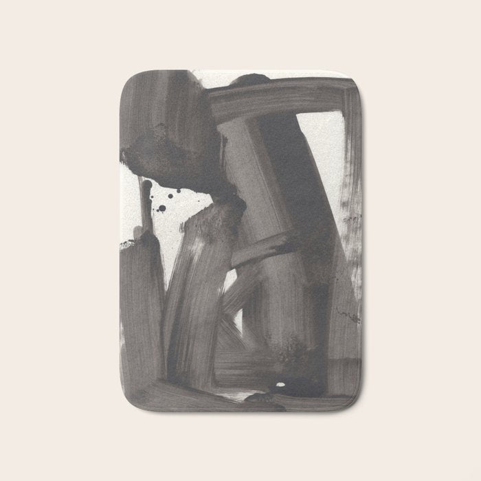 Mono Brush Bath Mat Gallery Image 1