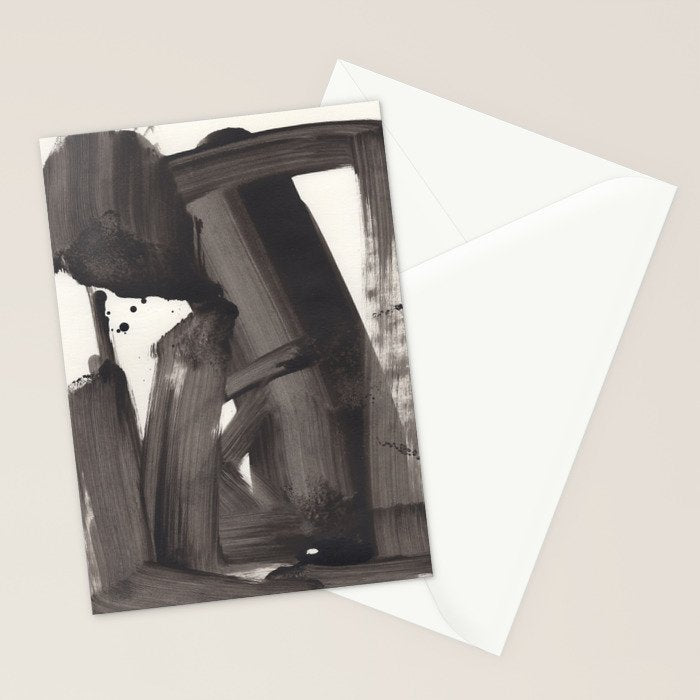 Mono Brush Stationery Card Gallery Image 2