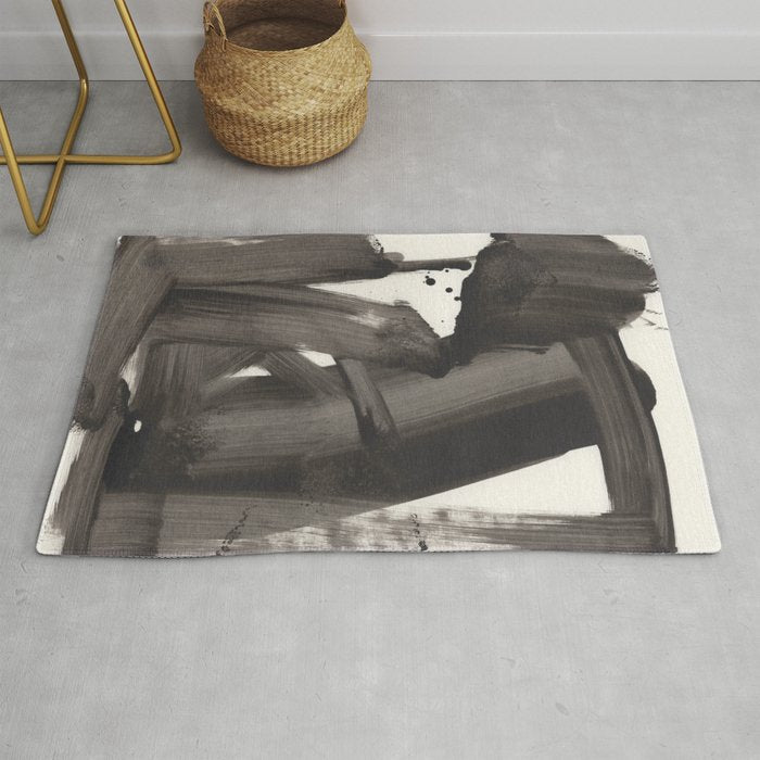 Mono Brush Rug Gallery Image 1