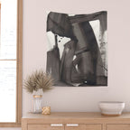Mono Brush Wall Tapestry Gallery Image 2
