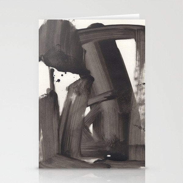 Mono Brush Stationery Card Gallery Image 2