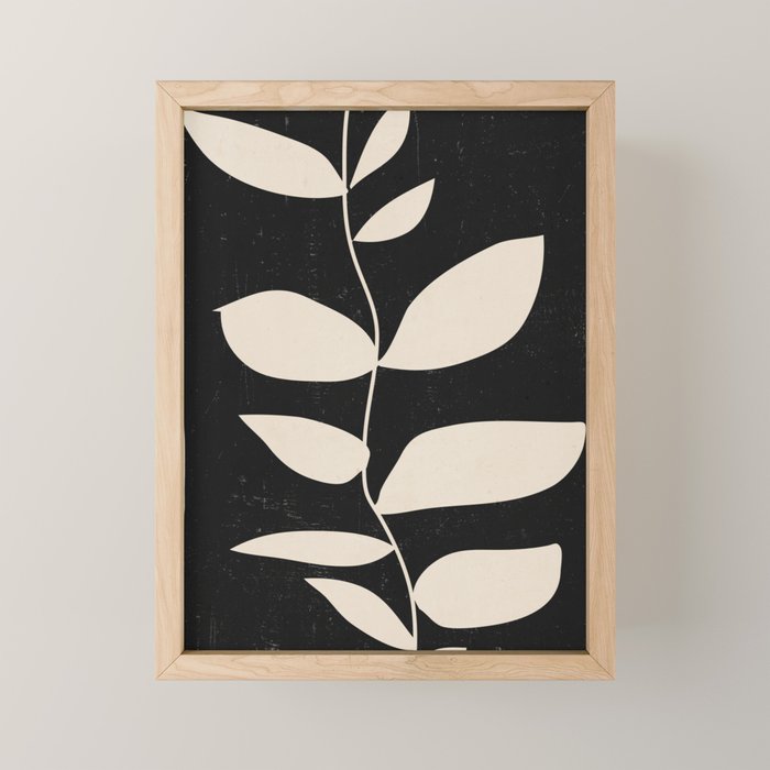 minimal plant /1 Mini Art Print Gallery Image 1