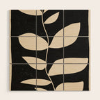 minimal plant /1 Wood Wall Art Gallery Image 1