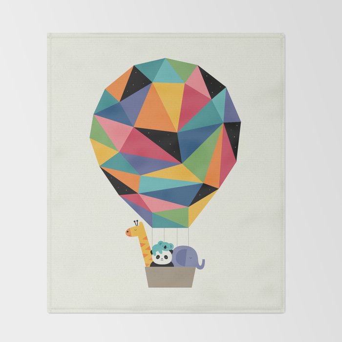Fly High Together Throw Blanket Gallery Image 2