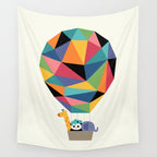 Fly High Together Wall Tapestry Gallery Image 4