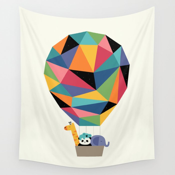 Fly High Together Wall Tapestry Gallery Image 4