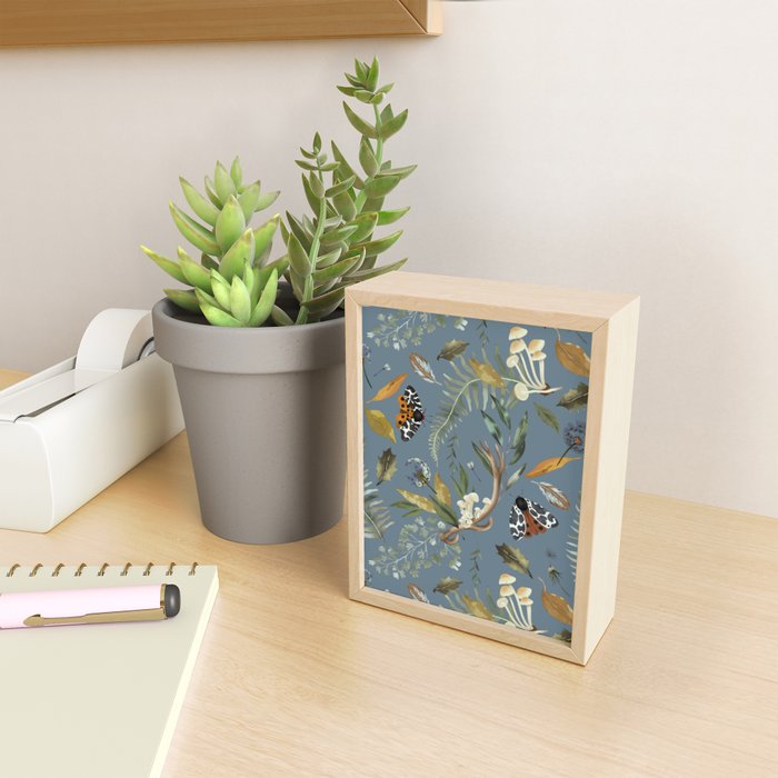 Moths Mystical Woodland B Mini Art Print Gallery Image 2