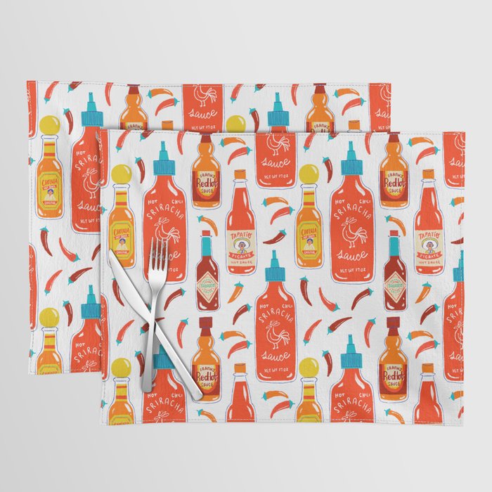 Hot Sauce and Chili Peppers Placemat Gallery Image 1