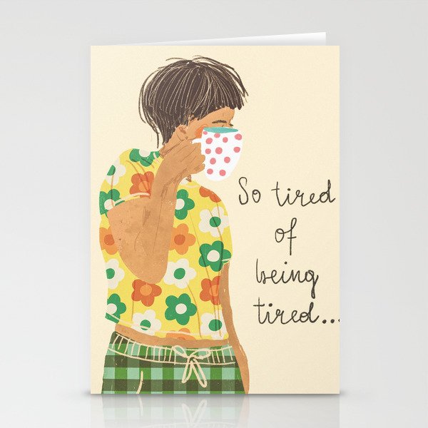 Tired Stationery Card Gallery Image 2