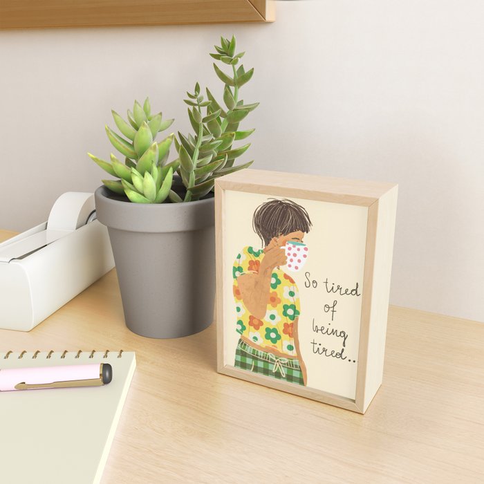 Tired Mini Art Print Gallery Image 2